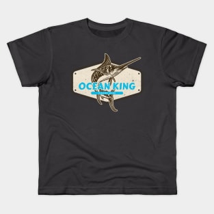 Swordfish Fisherman Fishing Guide Kids T-Shirt